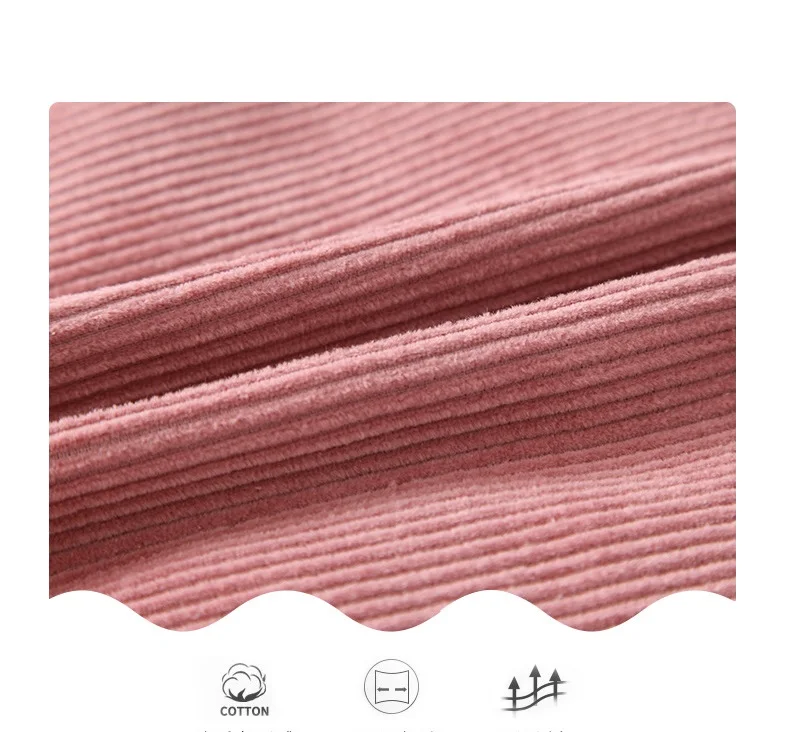 Взрывные модели, куртка для маленьких девочек вельветовый костюм с капюшоном Новая модная зимняя одежда для детей возрастом от 5 до 10 лет, детский полосатый костюм с капюшоном