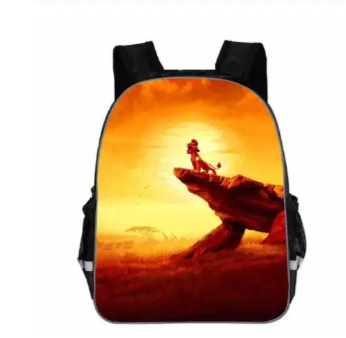 Simba Король Лев школьный рюкзак для детей, мальчиков и девочек мультфильм Король Лев школьные сумки для девочек дошкольников детский сад сумка - Цвет: as pictures