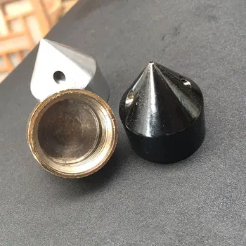 

Self-defense Hammer Pointed Tail Cap Anti-looting Cap Black Telescopic Stick Accessories Window Breaker