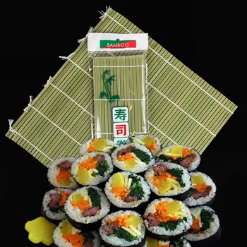 

Green Bamboo Curtain Sushi Mould Portable Sushi Mould DIY Handmade Kimbap Sushi Mould Environmentally Friendly