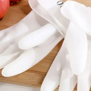 

1pair PVC Gloves Cleaning Tools Kitchen Protective Working Safety Washing Gloves 746D