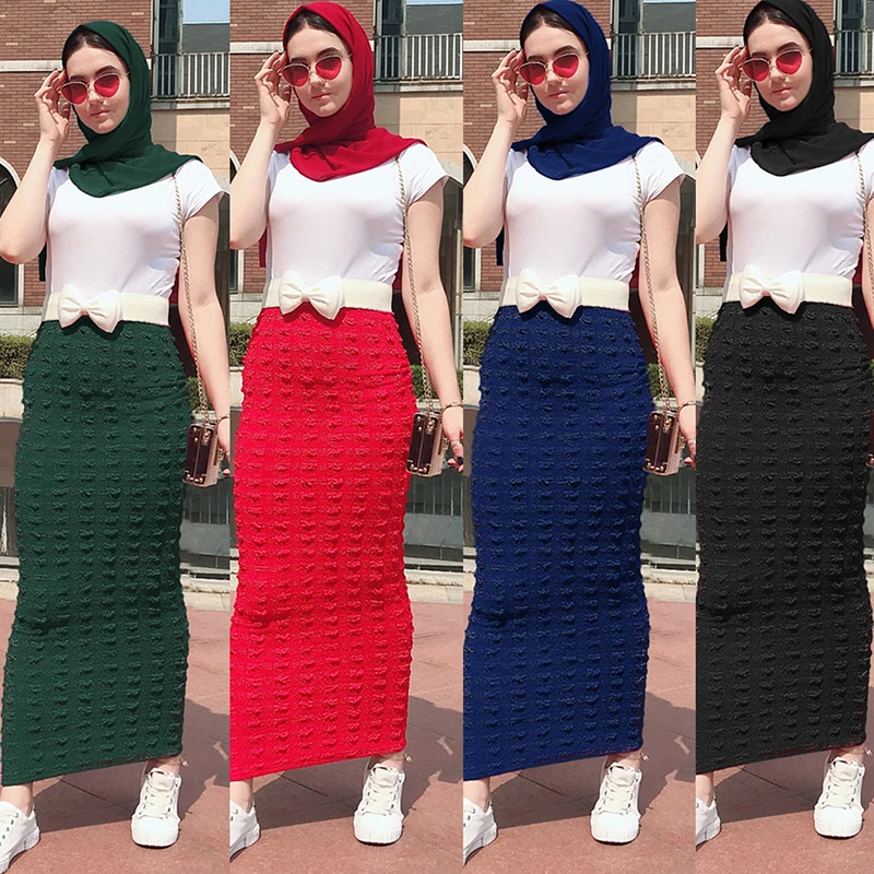 high waisted bodycon maxi skirt
