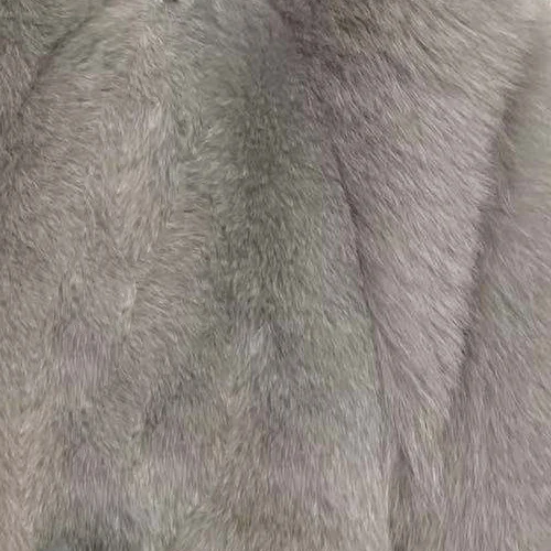 Light grey Женское пальто из натурального Лисьего меха короткая зимняя меховая куртка Верхняя одежда Акция Теплые Длинные рукава натуральный синий лисий мех пальто - Цвет: Light grey