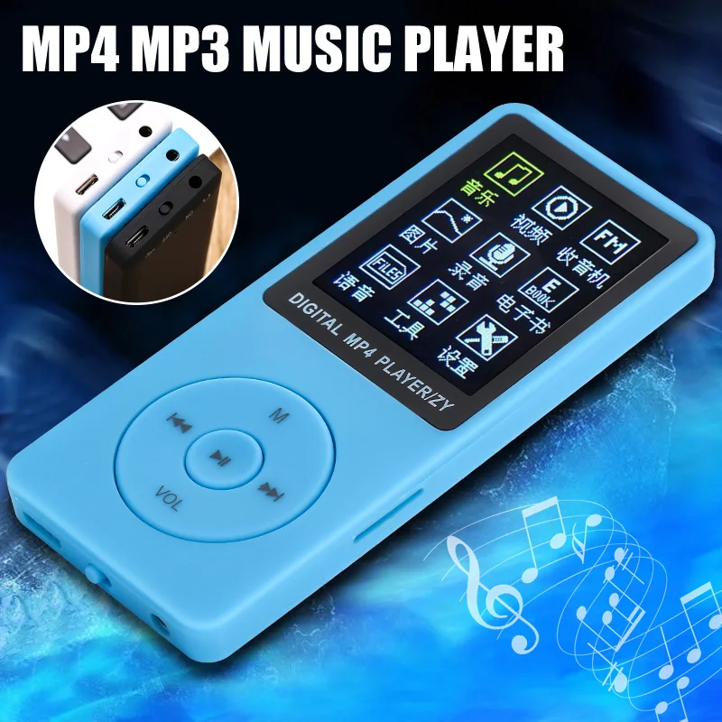 70 часов воспроизведения MP3 MP4 FM рекордер без потерь Звук Музыкальный плеер TF карта