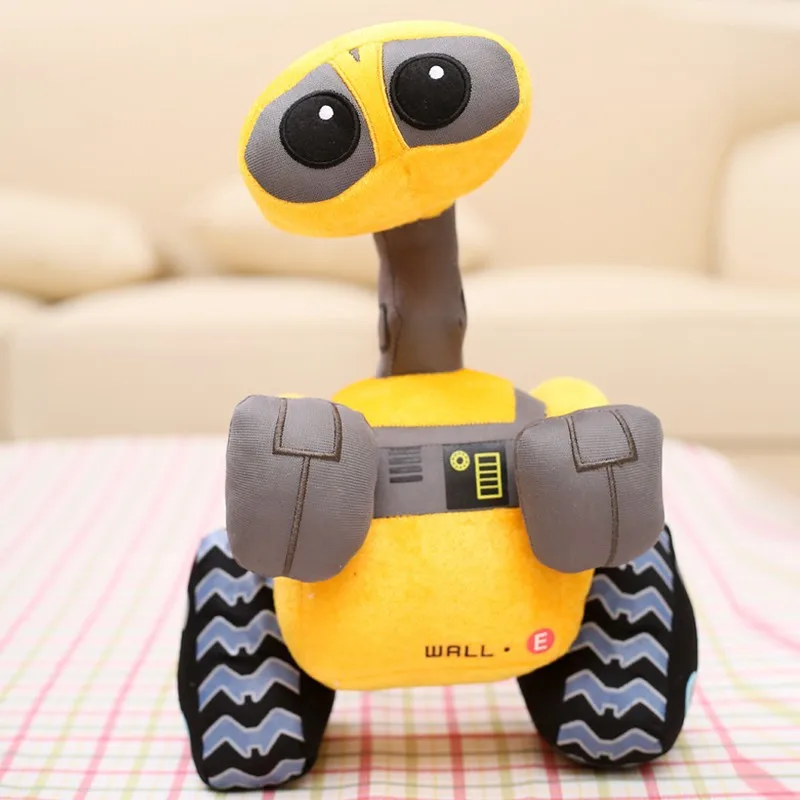 27cm Wall E Walle The Solar Energy Cleaning Robot Plush Peluche Classic Movie Role Soft Stuffed Animals Cute Cartoon Toy Movies Tv Aliexpress