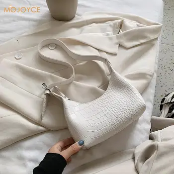 

Creative Fashion Pure Handbag Classic Texture Delicate Chic Women Retro Stone Pattern Tote Female Underarm Shoulder Bag