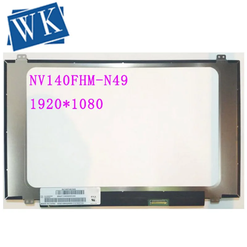 

14,0 "IPS FHD 30Pin ekran NV140FHM-N49 B140HAN04.2 N140HCE-EBA для Lenovo Thinkpad E480 E485 E490 E495 ekran