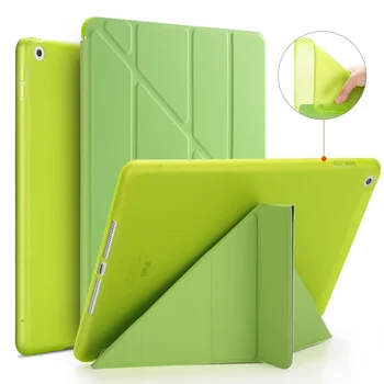 

For iPad Pro 9.7 Case Smart Cover with Silicone TPU Soft Back Multi-Fold Stand cover