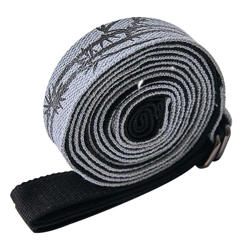 Растягивающийся пояс для йоги, для воздушной йоги, Натяжной ремень, веревка, антигравитационный Натяжной пояс, сопротивление, фитнес-полосы, удлиняющий ремень - Цвет: Black