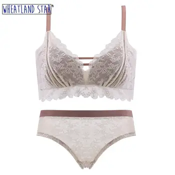 

Sexy Lingerie For Women Wirefree Bra and Panty Set Push Up Lingerie Femme Sexy Erotique Intimate Underwear Set Women's Intimates