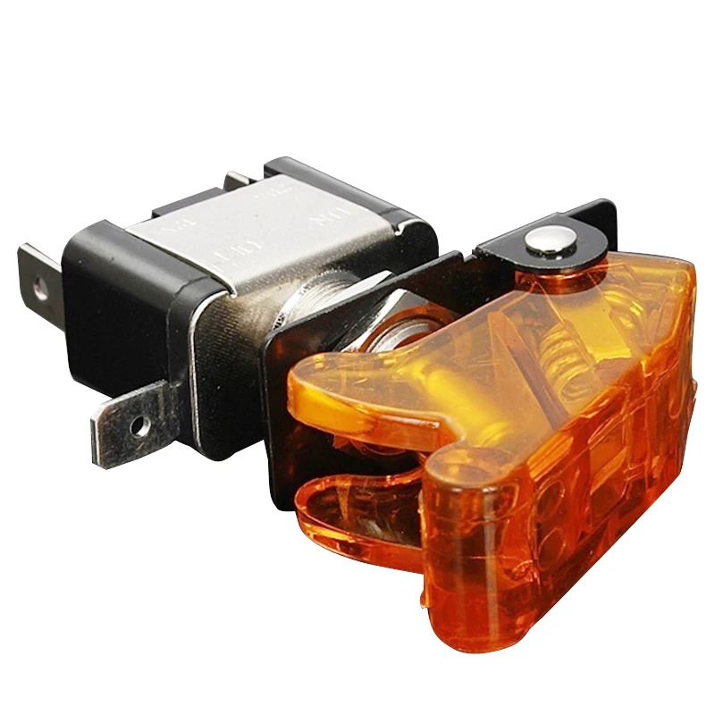 12V 20A Car Auto Cover LED SPST Toggle Switch Control On/Off Orange | Обустройство дома