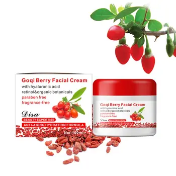 

100ml Goji Berry Face Cream Skin Regeneration Anti-Wrinkle Moisturizing Hydration Anti-Aging Remove Spots Facial Care
