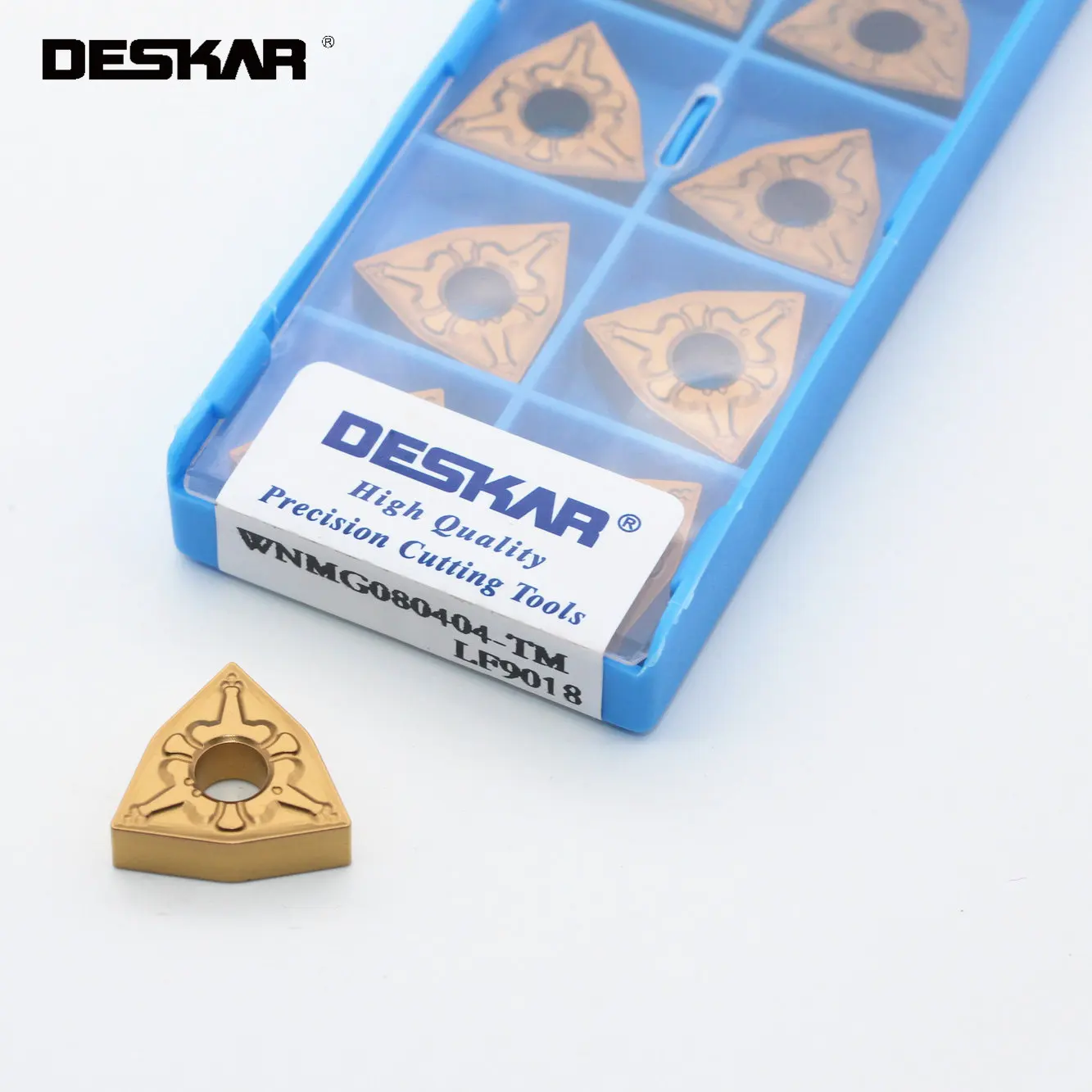 

10PCS DESKAR WNMG080404 WNMG080408 12 TM CM CQ MT LF9018 Lathe Turning Tool Parts Cutter Cutting Carbide Inserts For Steel