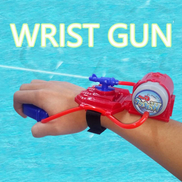 Creative wrist-style water toys summer children's play water toys beach parent-child interaction mini hand-held water gun 1