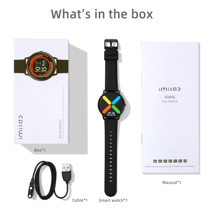Smart Watch Bluetooth 5.0 Smart Bracelet KW66