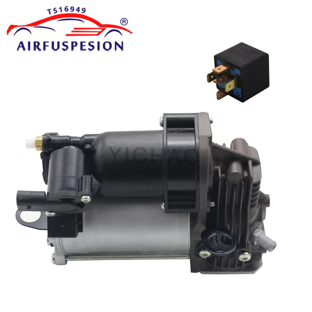 1set Air Suspension Compressor Pump + Air Valve + Relay For Mercedes