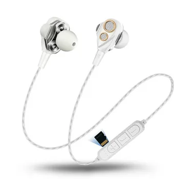 

In-ear earphones Game Music earpiece Sports special gaming earbuds four horns cross-border wired fever HIFI super bass