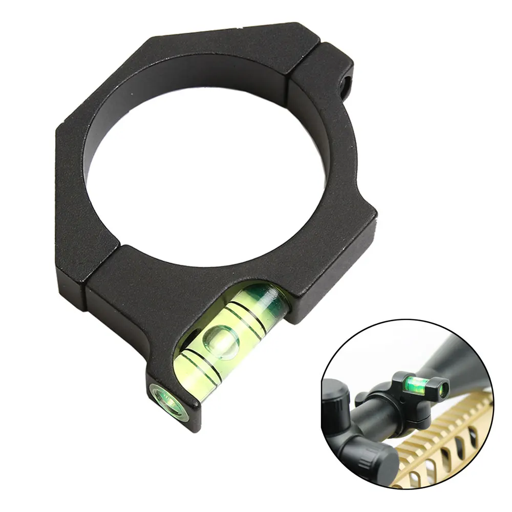 

30mm Tactical Rifle Airgun Bubble Level Ring Mount for Hunting Gun Scope Mount Adapter SP17 Airsoft Rail Mount Tool