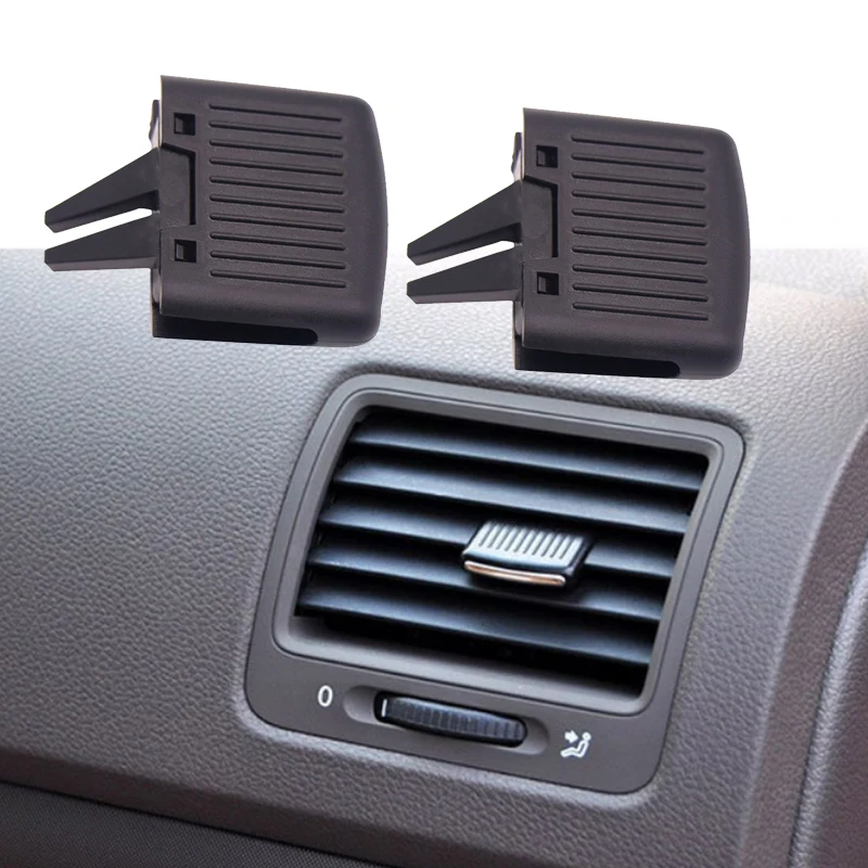 2 шт. для Volkswagen Sagitar Scirocco кондиционер вентиляционное отверстие ABS+ PC Автомобильная Центральная панель жалюзи ломтик кондиционер лист клип