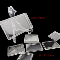24*16*2.2mm  Clear capsule boxes for 5 grams bullion gold or silver bar case holder/ 5 gram 2