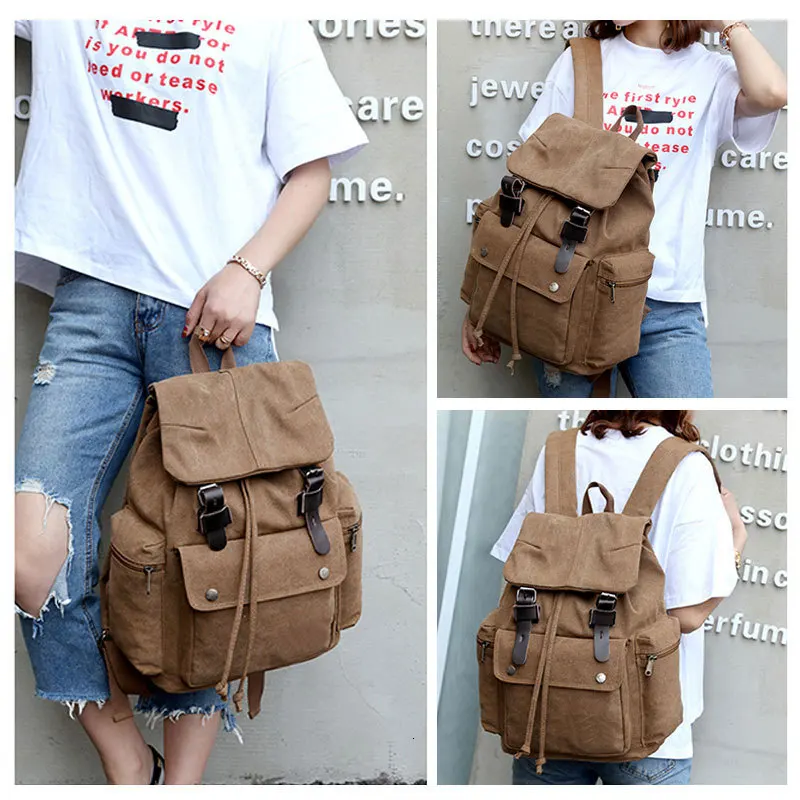 Холщовый модный винтажный рюкзак для ноутбука, школьный рюкзак Mochila Masculina, Школьный Рюкзак Для Путешествий, школьные ранцы для мальчиков и женщин