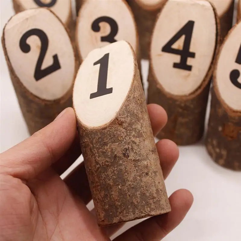 10 шт. деревянные зажимы для карт креативный держатель с именем дисплей зажим