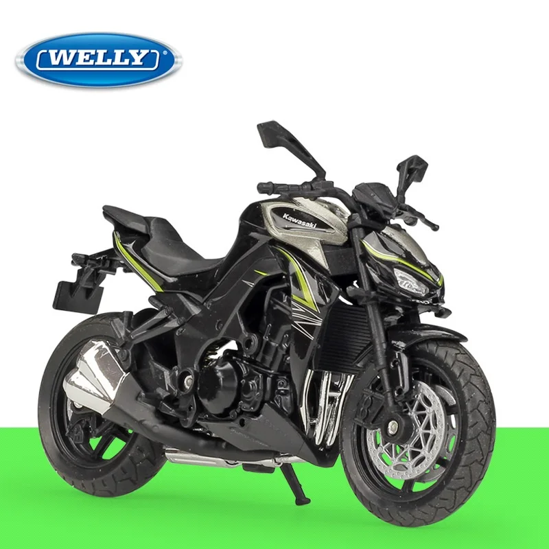 Details about   Kawasaki Z1000 Alloy Diecast Motorcycle Model Workable Shork-Absorber Toy For C 