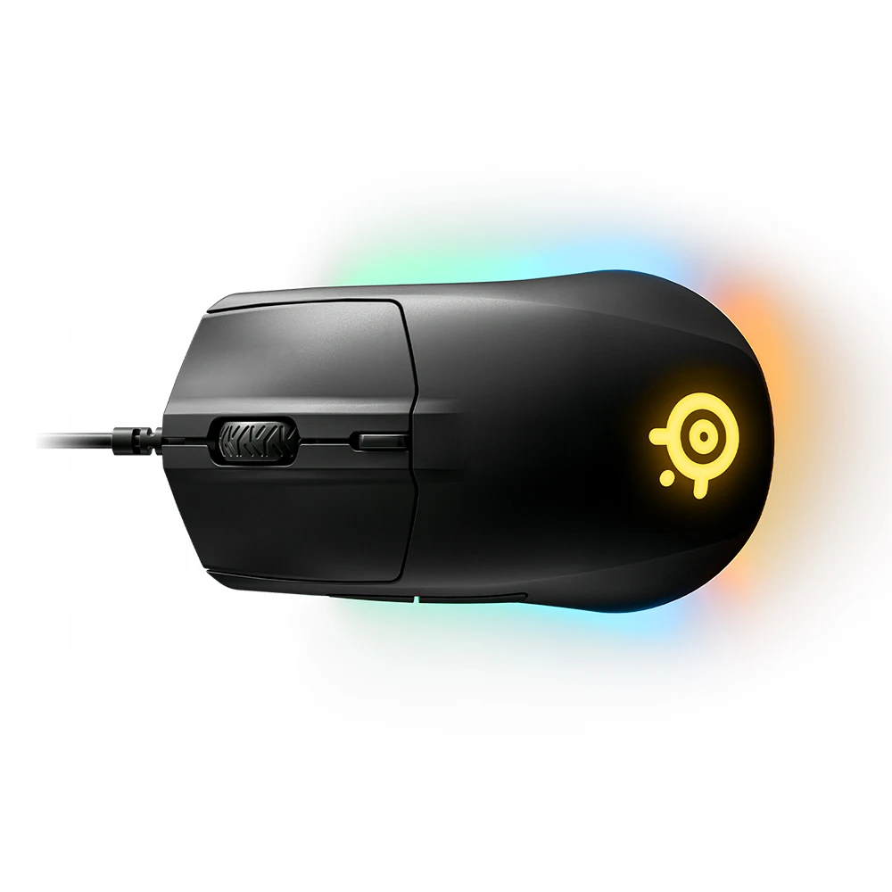 Efeitos de Iluminação Jogos com Fio Nova Steelseries Rival Gaming Mouse 8500 Cpi Prisma Rgb Leve 3 - Imagem 3