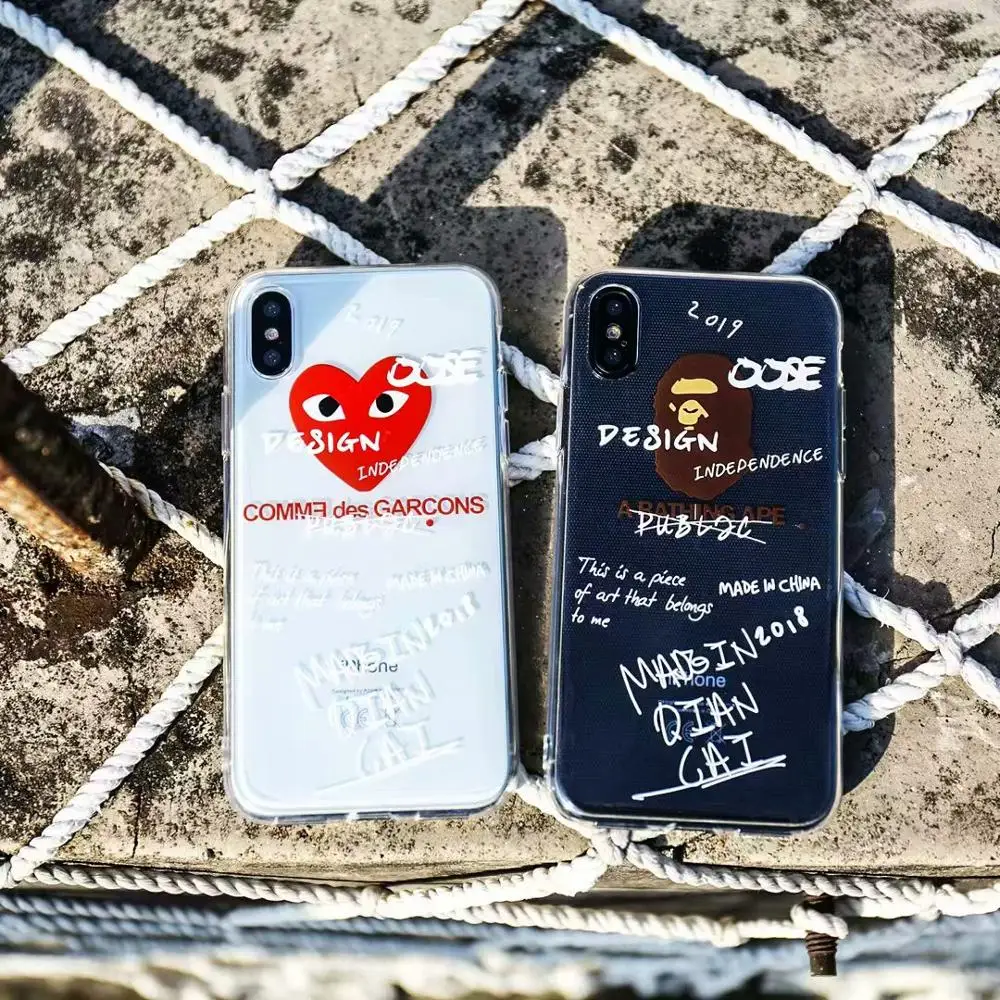 Мягкие Мультяшные из ТПУ утка Цитата сообщение Прозрачный чехол для телефона