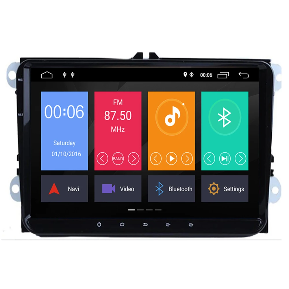 " Android 9,0 4+ 64 Автомобильная dvd-навигационная система для VW Volkswagen Skoda Golf 5 Golf 6 POLO PASSAT B5 B6 Jetta Tiguan dvd-плеер BTRDS