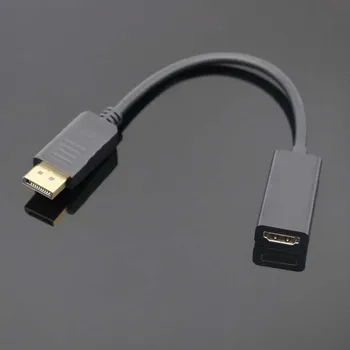 

100PCS DisplayPort to HDMI Adapter, DP Display Port to HDMI Converter Male to Female Gold-Plated Cord for Lenovo Dell HP