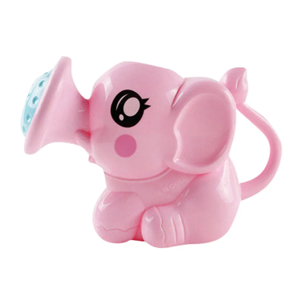 Baby Shower Bath Toys Cute Small Elephant Animal Watering Pot Beach Play Sand Bathing Water Spraying Tool For Toddler Boys Girls