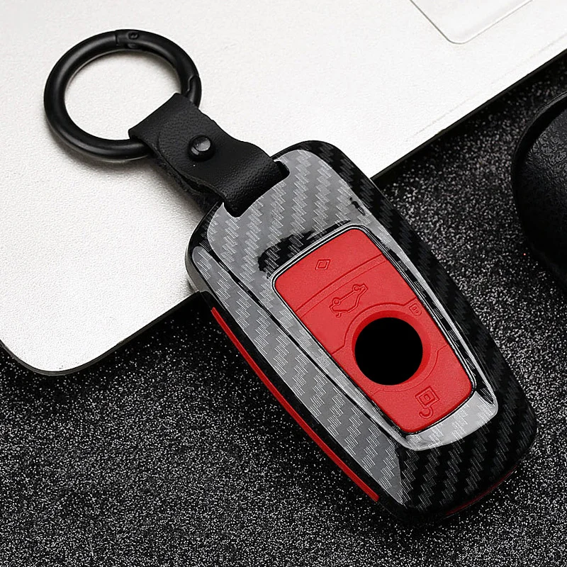 

Car Key Case Cover Protection Shell Accessories for BMW new 1 3 4 5 6 7 series F10 F20 F30 smart 3 buttons Keychain Keyring