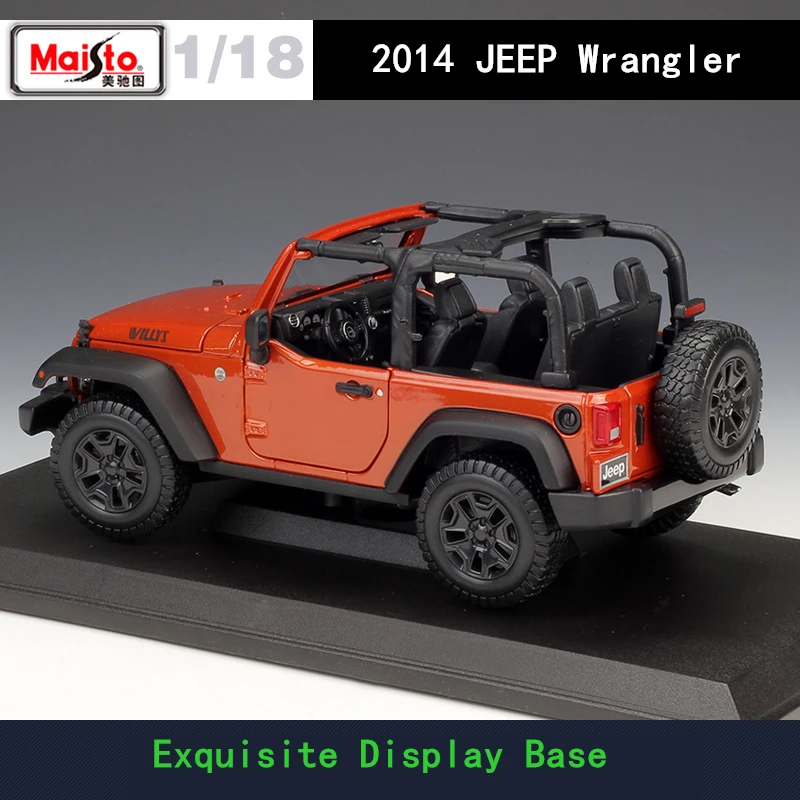 Maisto 1:18 JEEP Wrangler внедорожник сплав Ретро модель украшения автомобиля коллекция
