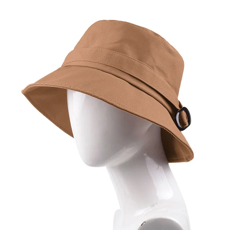 GAOKE Fashion Women Cotton Bucket Hat Double Side Fishing Boonie Bush Cap Visor Sun With High Quality Hot Sale