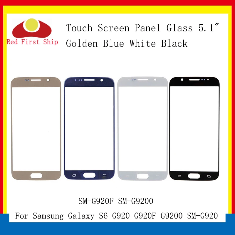 10 шт./лот сенсорный экран для Samsung Galaxy S6 G920 G920F G9200 передняя и внешняя сенсорная