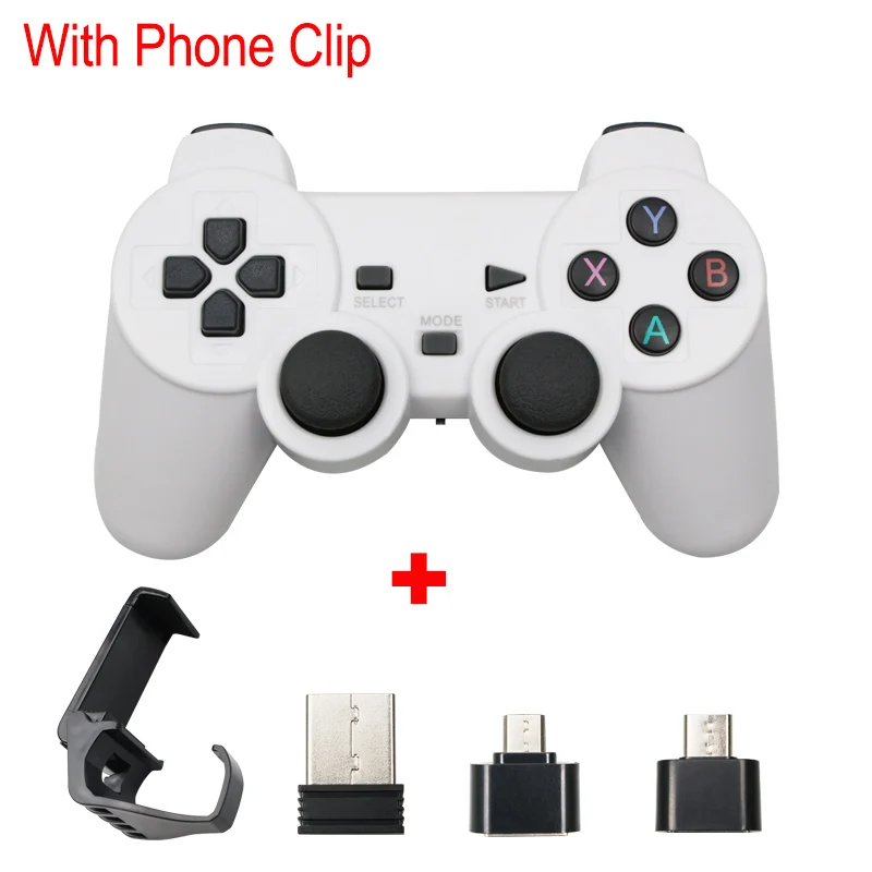 Wireless Gamepad For Android Phone/PC/PS3/TV Box Joystick 2.4G USB Joypad PC Game Controller For Xiaomi Smart Phone 