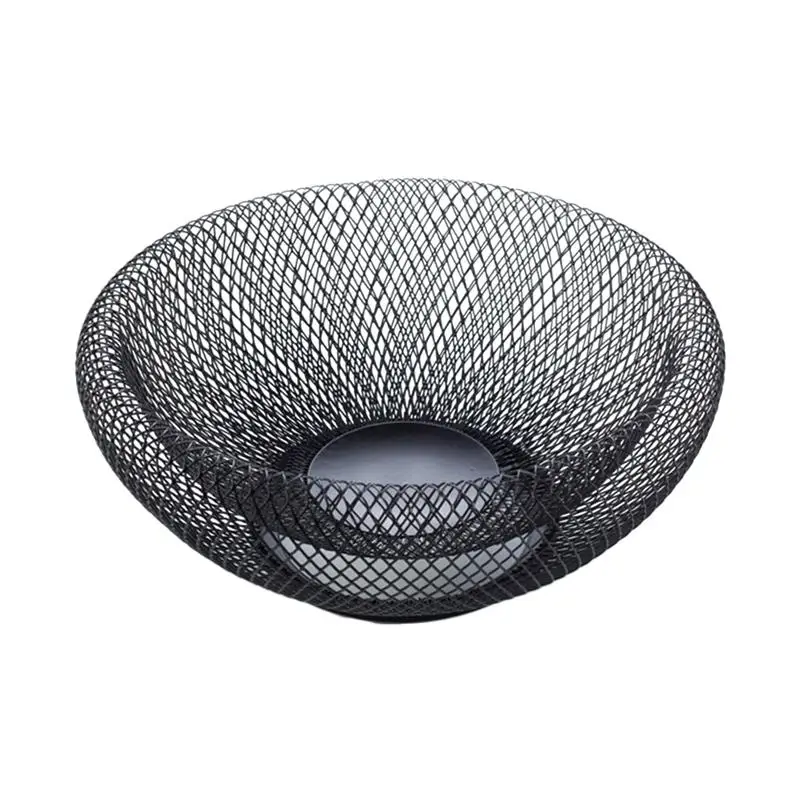 OUNONA Iron Art Fruit Washing Basket Holder Double Layer Vegetable Container Bowl Hollow-out Candies Storage Tray | Дом и сад