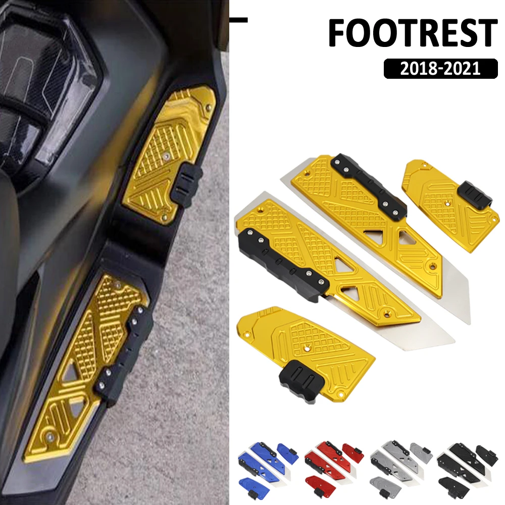 

FOR Forza 350 2021 Motorcycle Foot Pegs Pedal Front and Rear Footrest Footboard Step For HONDA Forza350 NSS350