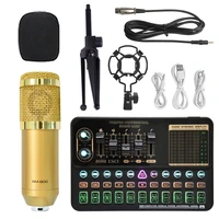 Bm 800 Professional Studio microfono a condensatore microfono Kit microfono con scheda audio Live supporto antiurto in metallo Wireless Bluetooth Karaoke
