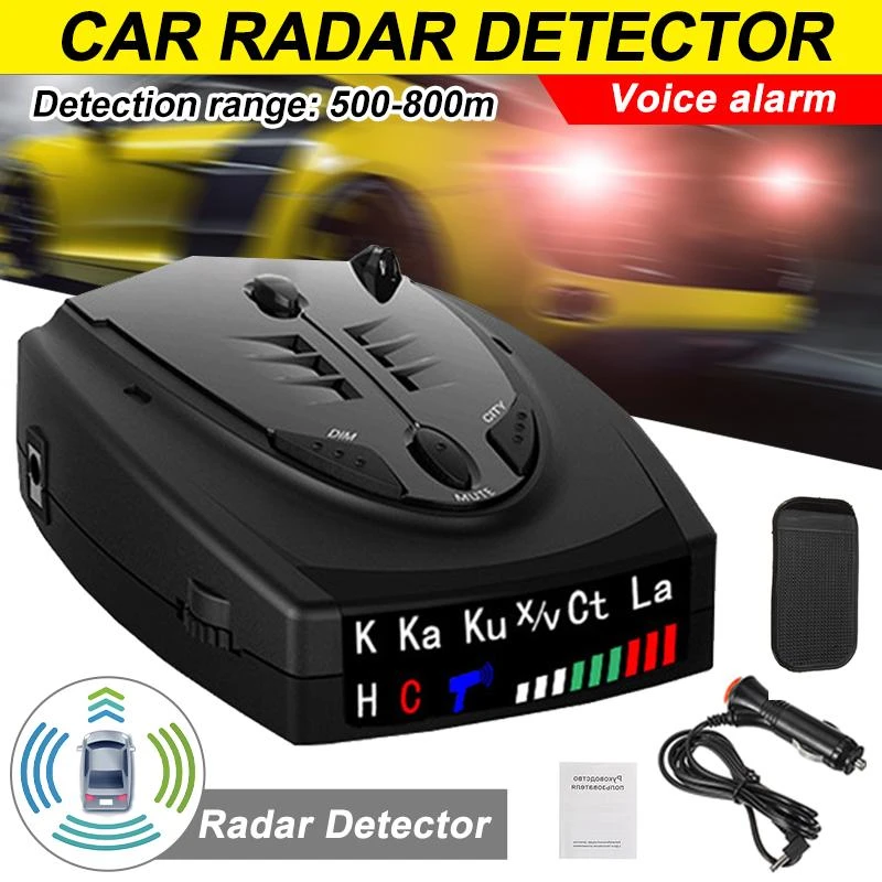 Str 525 Car Radar Detector Auto Electronic Dog Voice Alert Antiradar Alarm System Automobile Anti Radar Sensor Russian English Radar Detectors Aliexpress