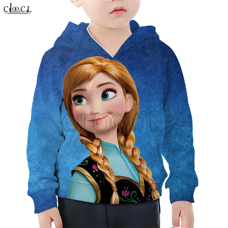 Hoodies 4 Толстовка с капюшоном «Холодное сердце»; детские толстовки с капюшоном для маленьких мальчиков; Детский свитер с 3D-принтом для маленьких девочек; Повседневная модная уличная одежда; топы - Цвет: Hoodies 4
