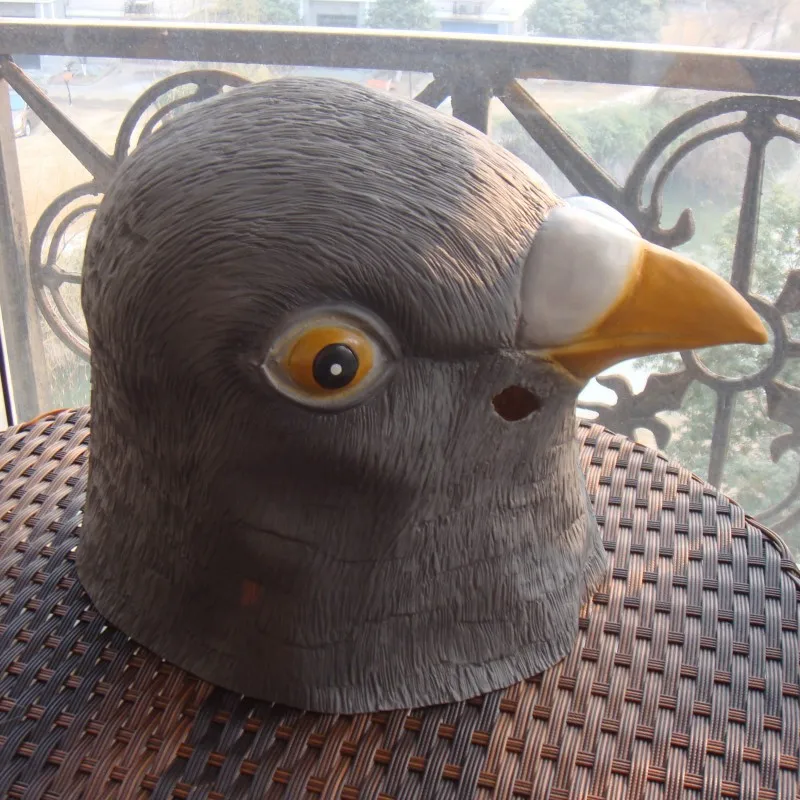 Latex Pigeon Headgear Animal Mask Game Halloween Angry Birds