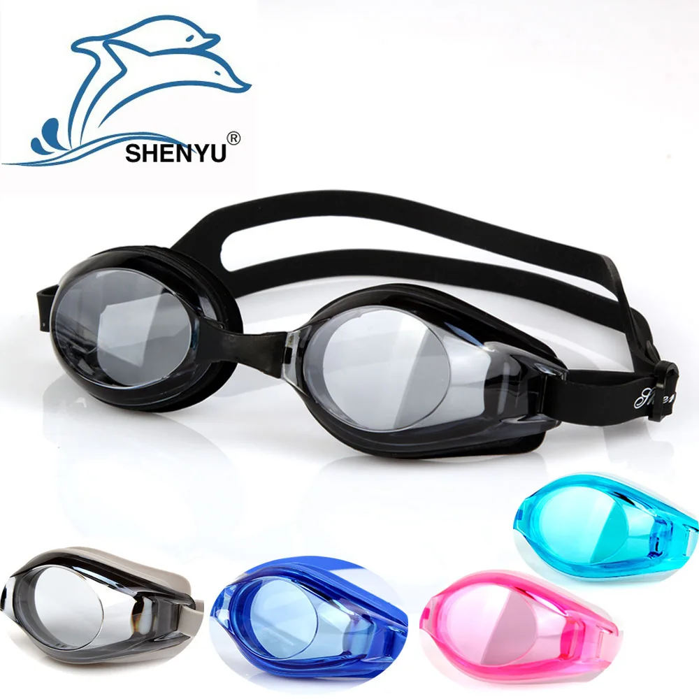 

Star Je Goggles Waterproof Anti-fog UV-Protection Swimming Glasses Framed Mirror Boxes to Send Earplug Sy755