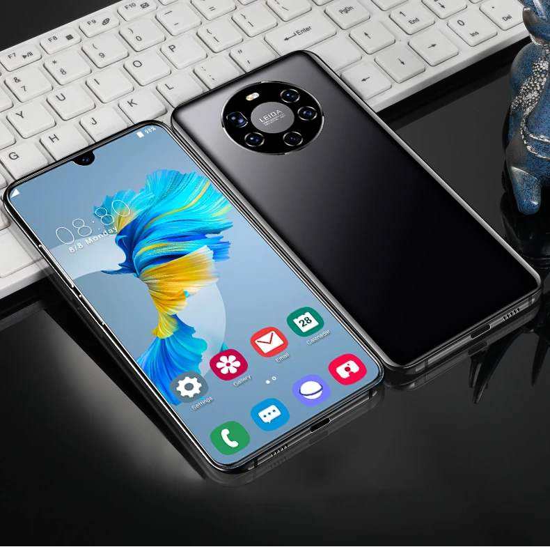 Mate45 Pro New 7.2inch SmartPhone 5G Global Version Dual SIM Deca Core 12GB 512GB 4800mAh Android 10.0 Mobile Phone  In Stock