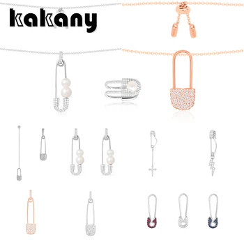 

Kakany Charm Original High Quality 1: 1 Zirconia Elegant Pin Series Earrings Monaco-style Women's Fashion Luxury Accessories