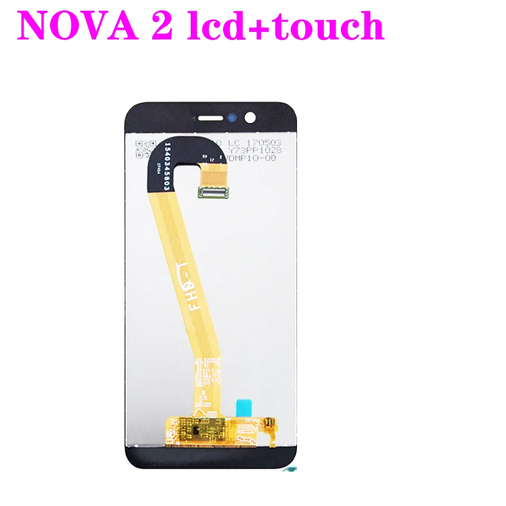 Протестированный 1920x1080 Для HUAWEI NOVA 2 ЖК-дисплей сенсорный экран с рамкой дигитайзер сборка для 5," HUAWEI Nova2 ЖК