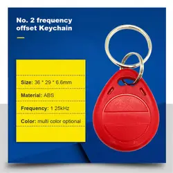 5 Pçs/set T5577 Cópia Do Cartão de Cópia 125khz Regravável Gravável Reescrita keyfobs RFID Tag Token Keyfobs Anel Chave De Cartão De Proximidade