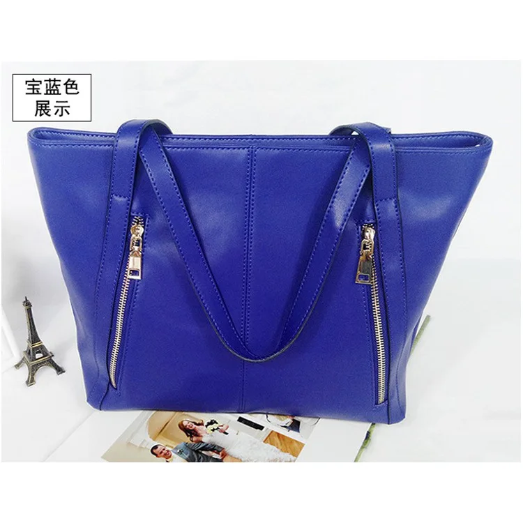 

Shoulder Bag 2019 Autumn And Winter New Style Zipper Joint WOMEN'S Bag Europe And America Style Shoulder Bag/ Hand Bag Guangzhou