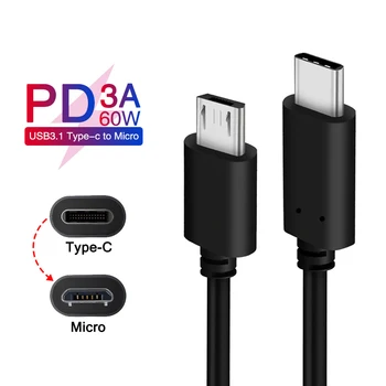 

Usb C To Micro Usb Cable For Phone Type C To Micro Usb Pd Charger Cable 5A Super Fast Charging For Huawei Samsung Usbc Wire